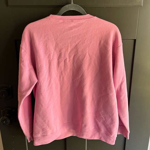 hanes pink crewneck - Picture 2 of 3